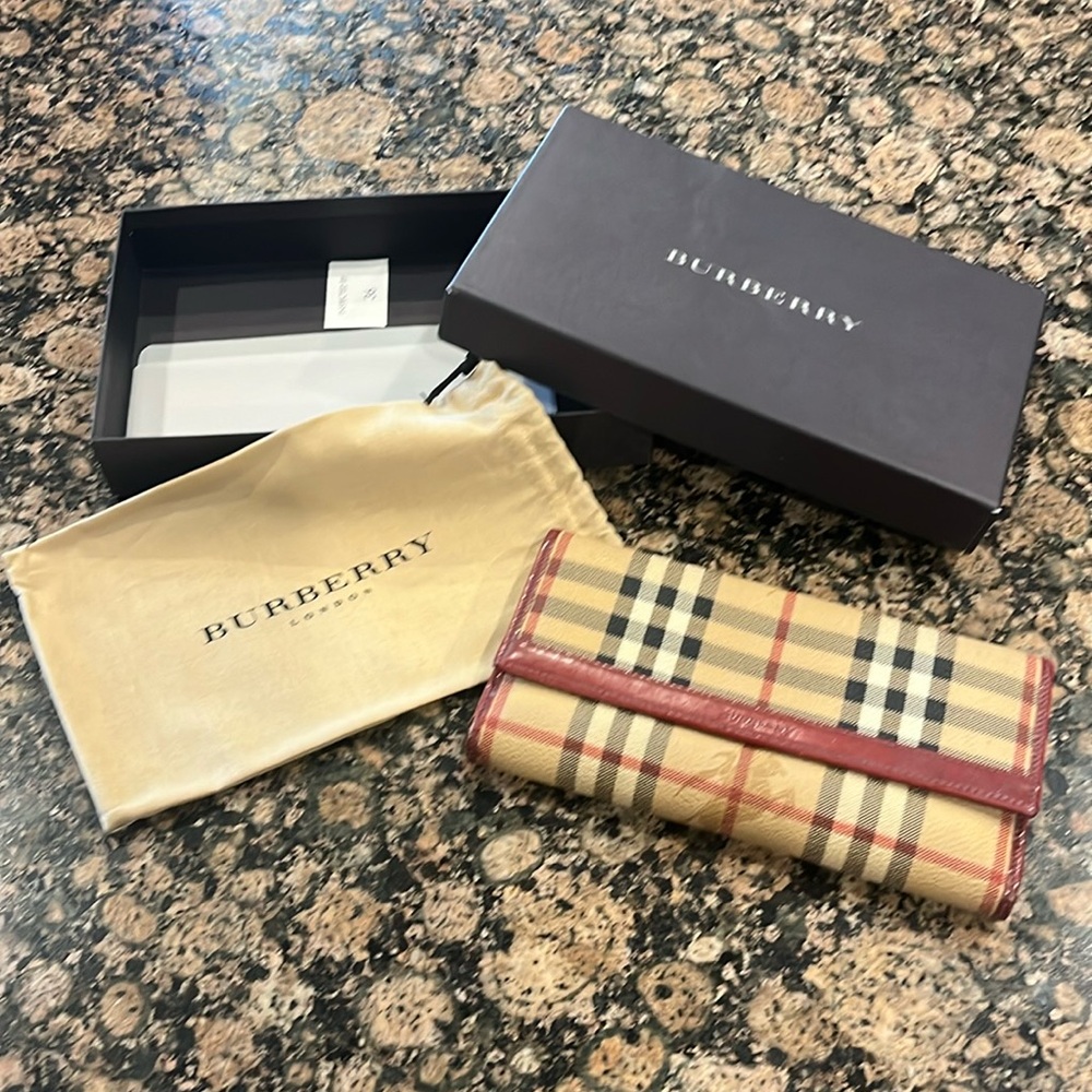 Burberry wallet.
